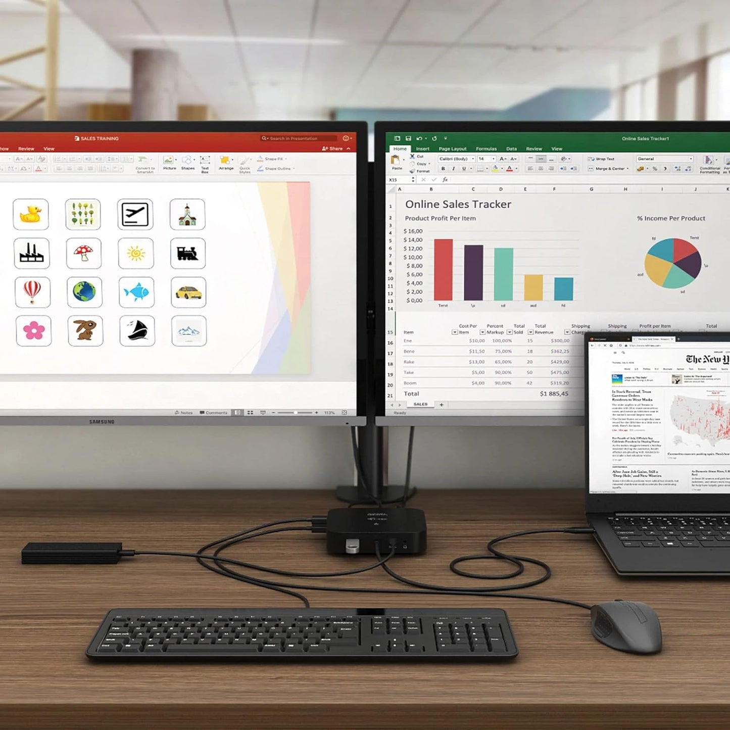 Dicota USB-C 11-in-1 Docking Station 5K HDMI/DP PD