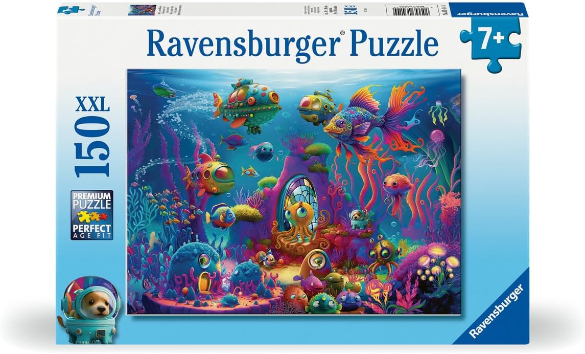 Ravensburger Alien Ocean 150 Piece Jigsaw Puzzle for Kids Age 7 Years Up - XXL Pieces