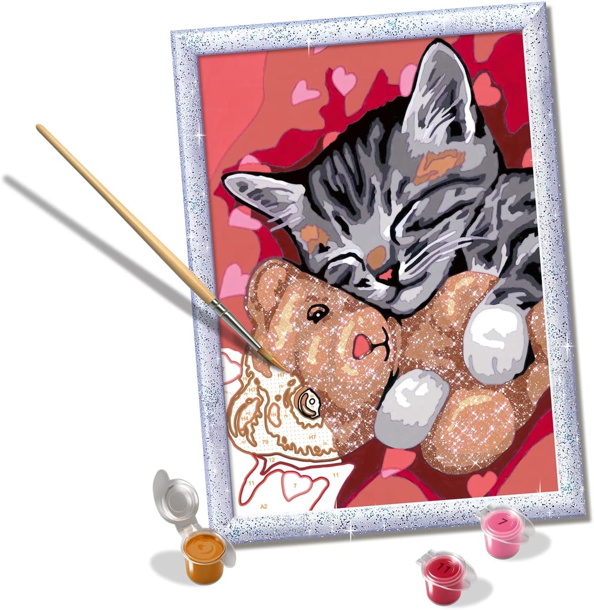 Ravensburger CreArt Series D Classic Kitten and its Bear