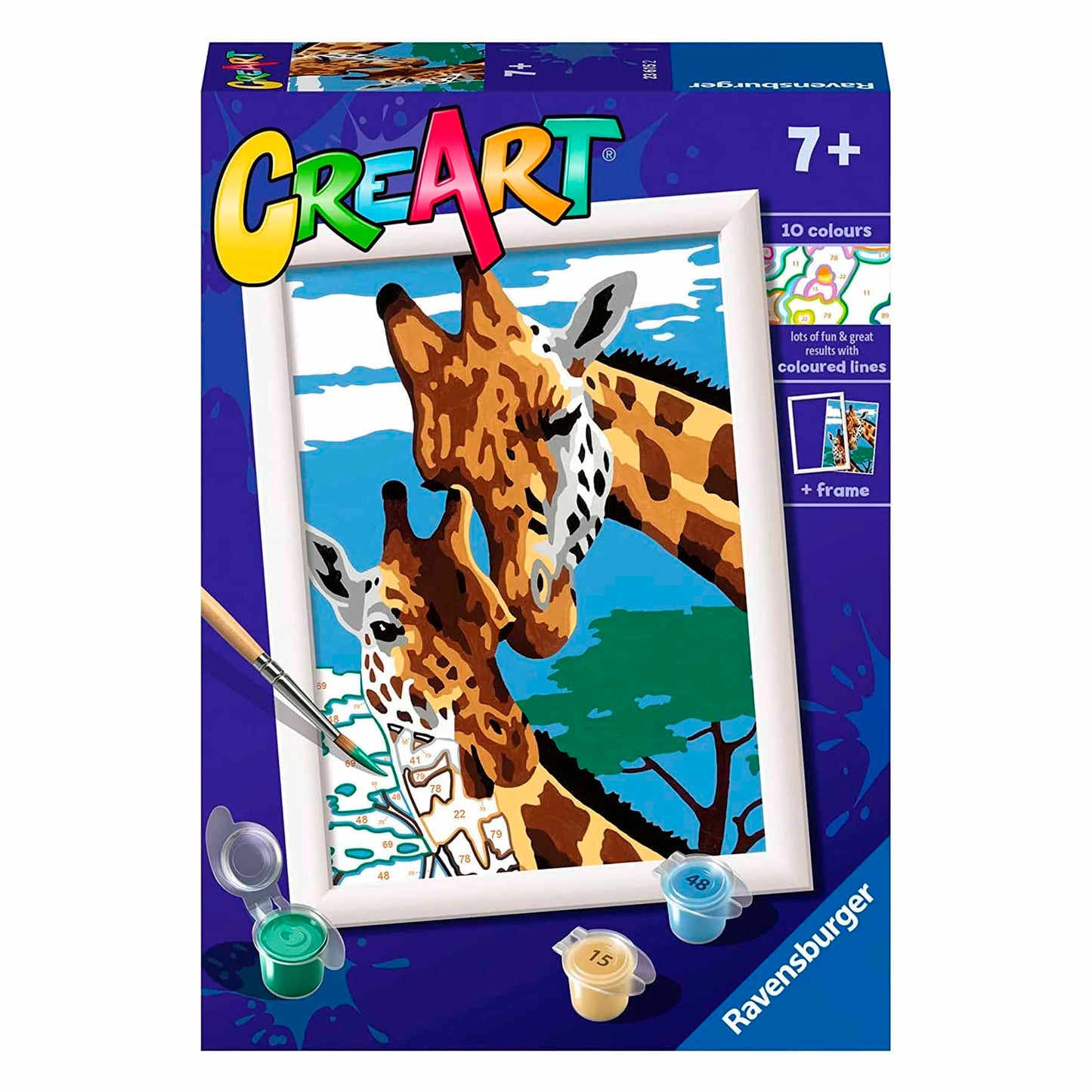 Ravensburger 23615 CreArt E Series-Giraffes