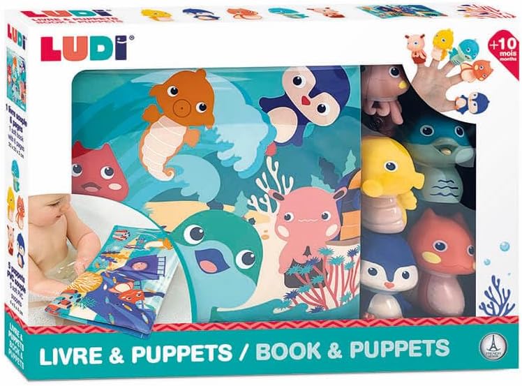 Ludi - Bath book and Finger figures - (LU40018