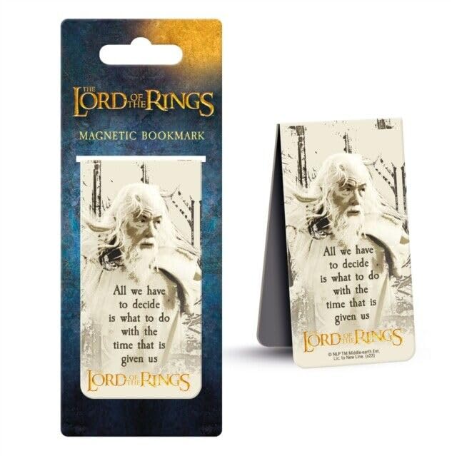 Herr der Ringe Gandalf Magnetisches Lesezeichen – Neu
