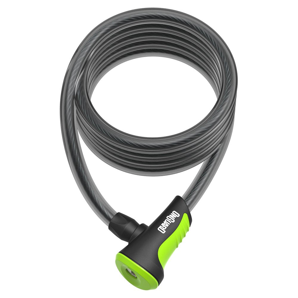 ONGUARD New Neon Coil Cable Lock 180 x 12mm 4 Colours