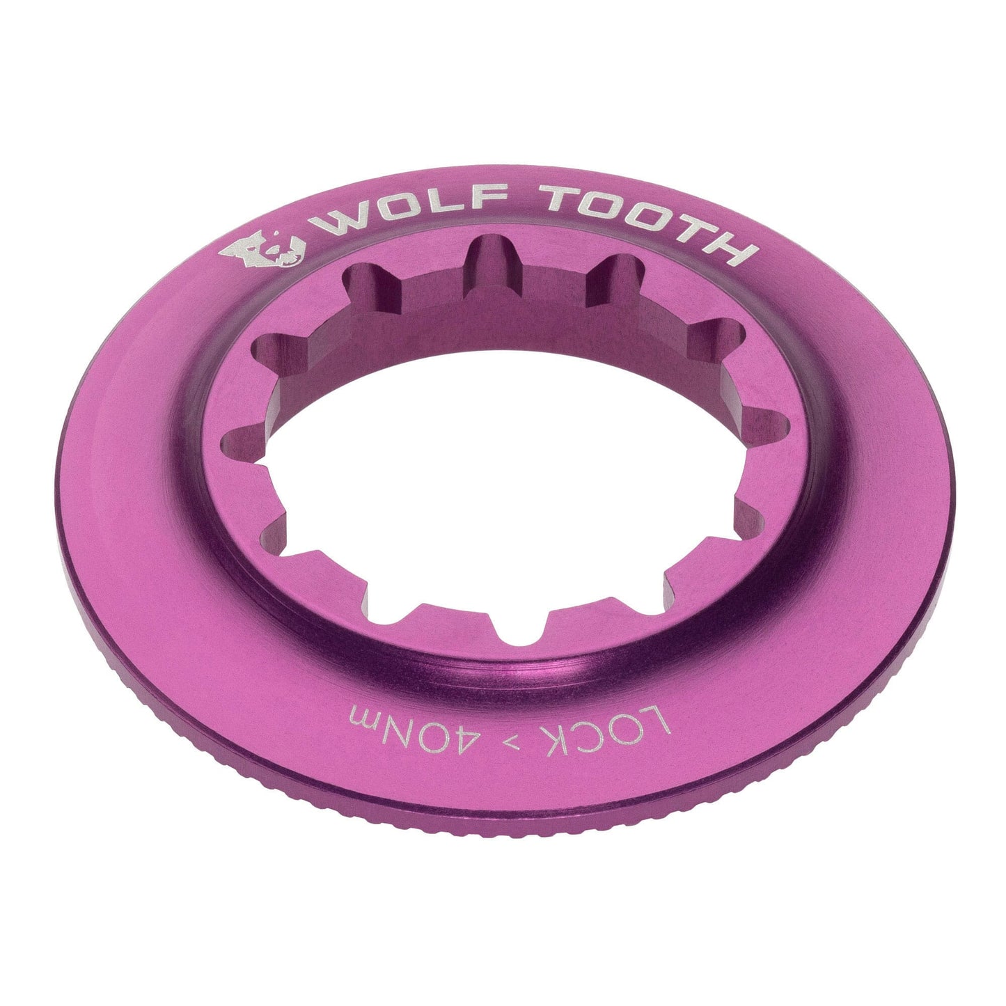 Wolf Tooth Centrelock Rotor Lockring Internal Spline Purple One Size