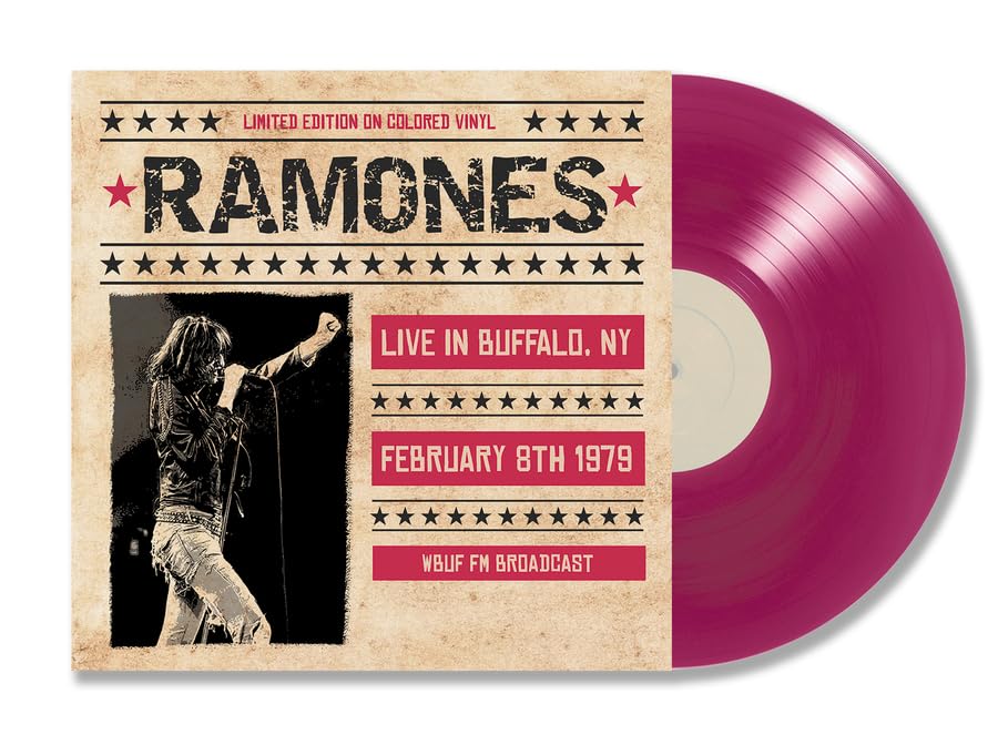 The Ramones - Live In Buffalo NY, February 8th 1979 WBUF FM Broadcast (pink vinyl) - Vinyl LP