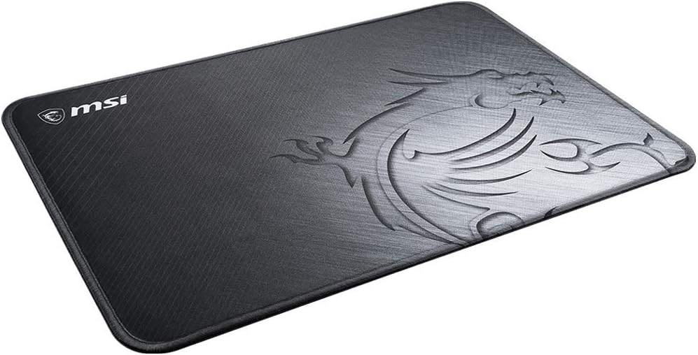 MSI AGILITY GD21 - Gaming Mouse Pad, Low Friction Textile Surface, Soft Seamed Edges, Anti-Slip Base - 320 x 220 x 3 mm