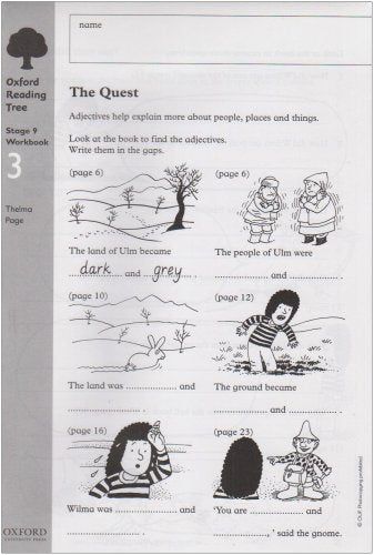 Oxford Reading Tree: Level 9: Workbooks: Workbook 3: The Quest and Survival Adventure (Pack of 6
