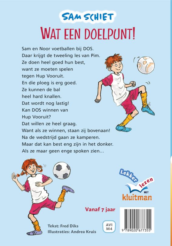 Uitgeverij Kluitman - Sam schiet - Wat een doelpunt! AVI-M4