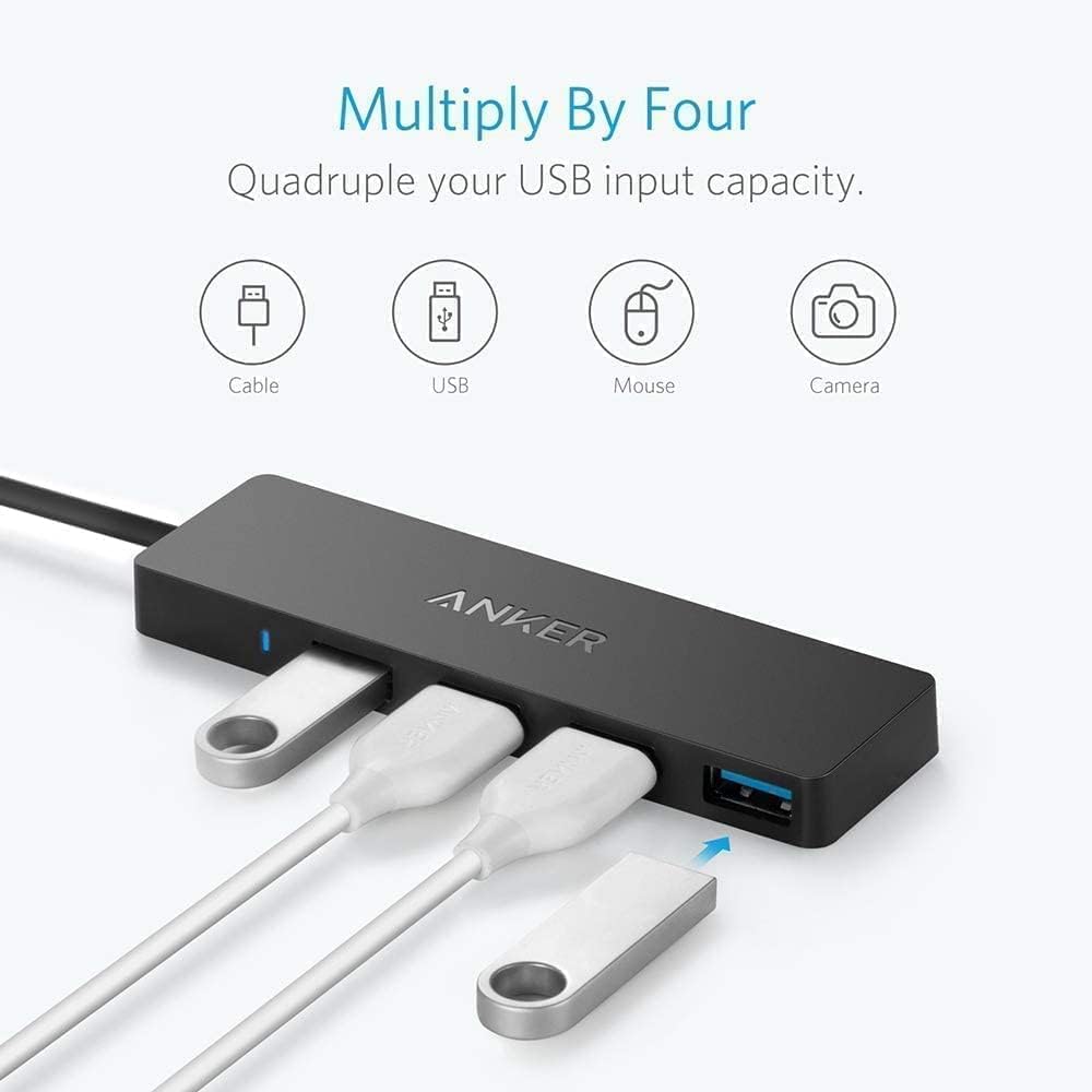 ANKER - 4-PORT ULTRA SLIM USB3.0 DATA HUB