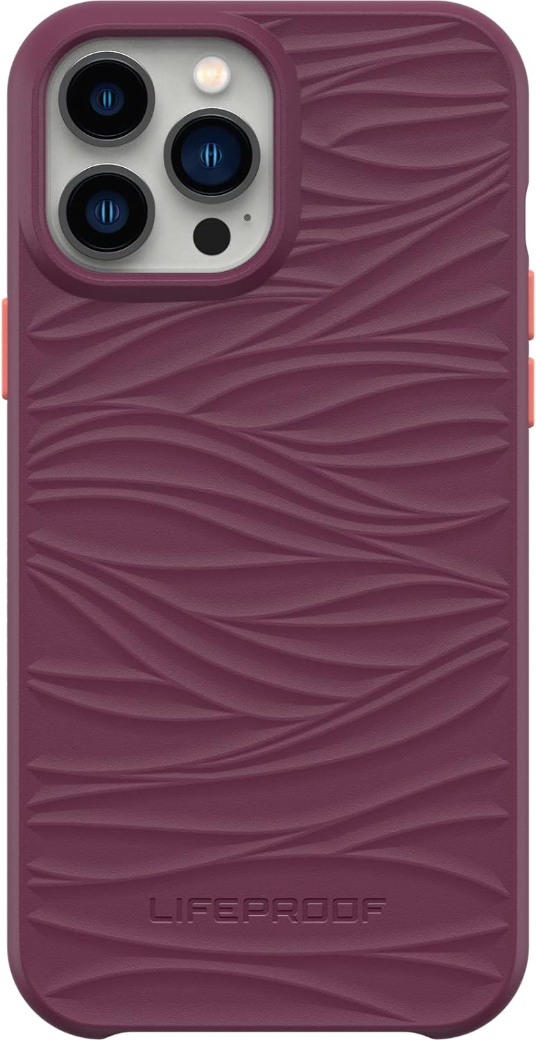 LifeProof Wake Case for iPhone 13 Pro Max / iPhone 12 Pro Max, Shockproof, Drop proof to 2 Meters, Protective Thin Case, Sustainably made from Recycled Ocean Plastic, Purple Purple iPhone 13 Pro Max / iPhone 12 Pro Max