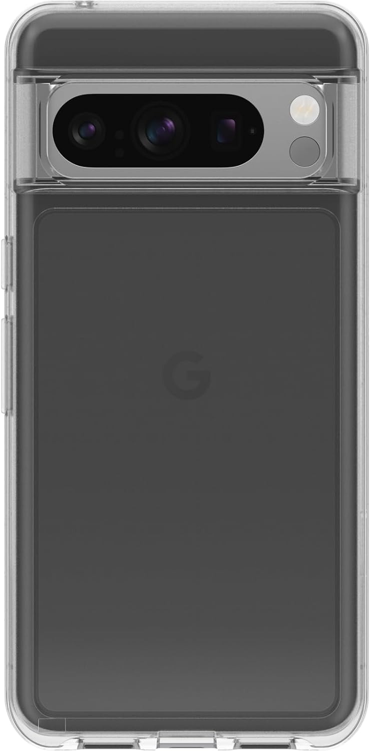 OtterBox Symmetry Clear Case for Google Pixel 8 Pro, Shockproof, Drop proof, Protective Thin Case, 3x Tested to Military Standard, Clear, Non-Retail Packaging Pixel 8 Pro Clear