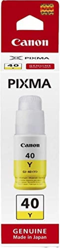 Canon GI 40 Y - Yellow - original - ink refill - for PIXMA G5040, G6040, G7040, GM2040, GM4040