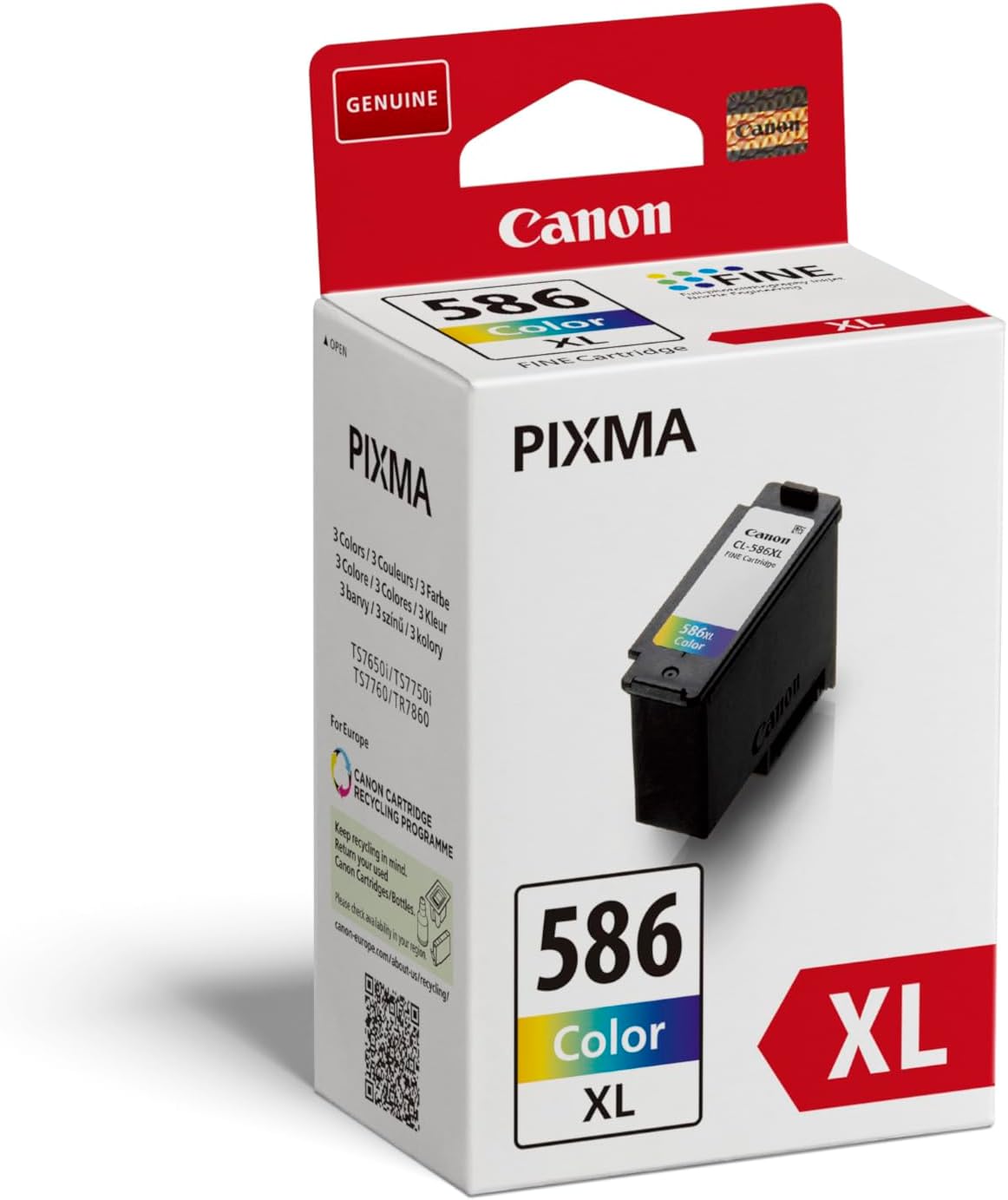 CANON ENCRE CL-586XL 3CL