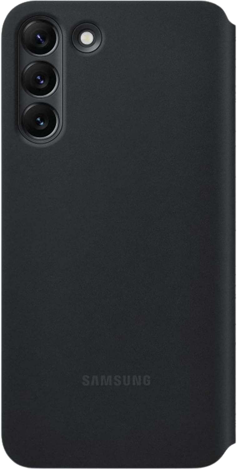 Samsung Official S22+ Smart Clear View Cover Black Black Smart Clear View Cover
