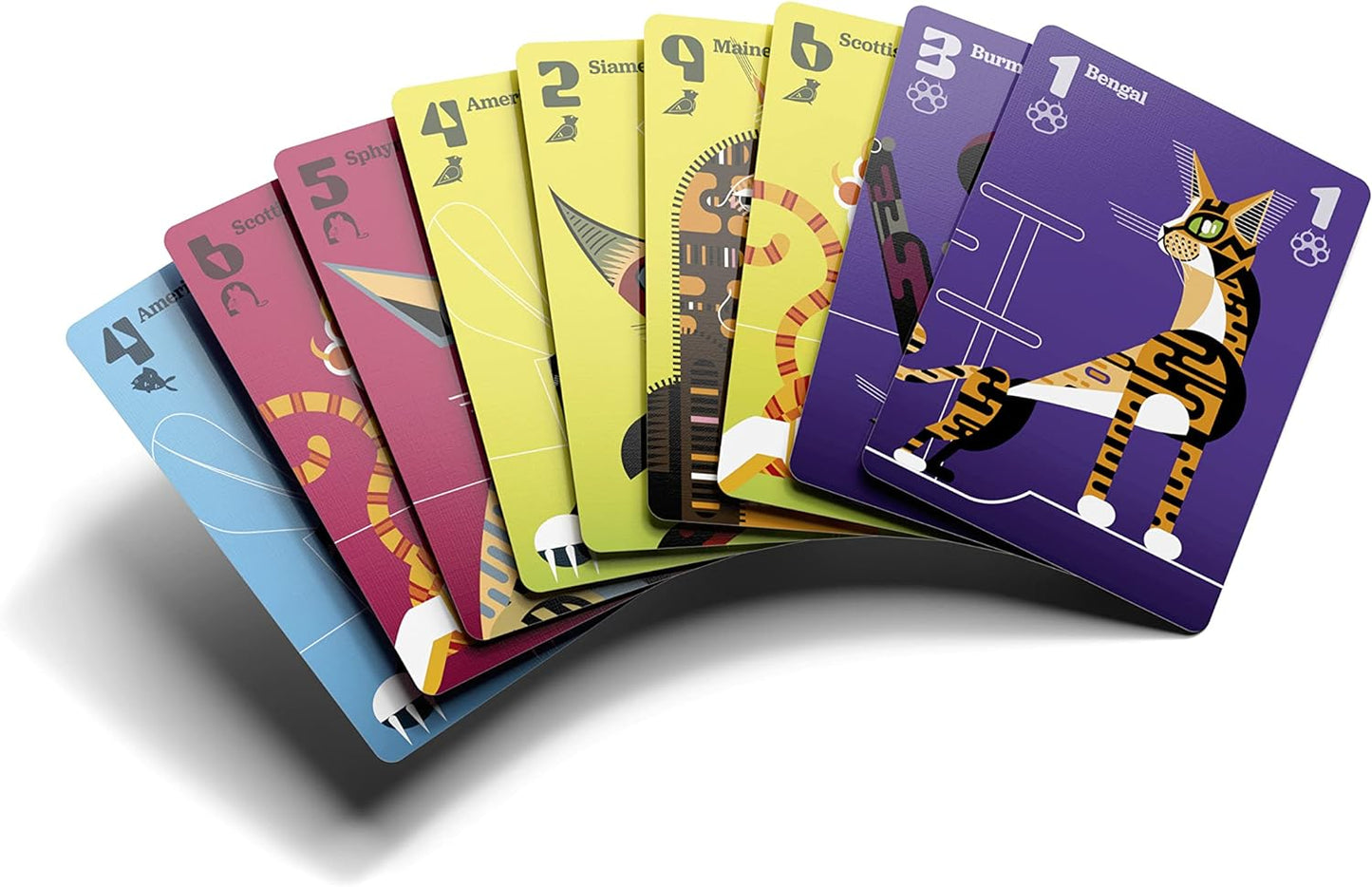 9 Lives Tricking Taking Card Game - Board Game - 3-4 Players - 40 Minutes Play Time
