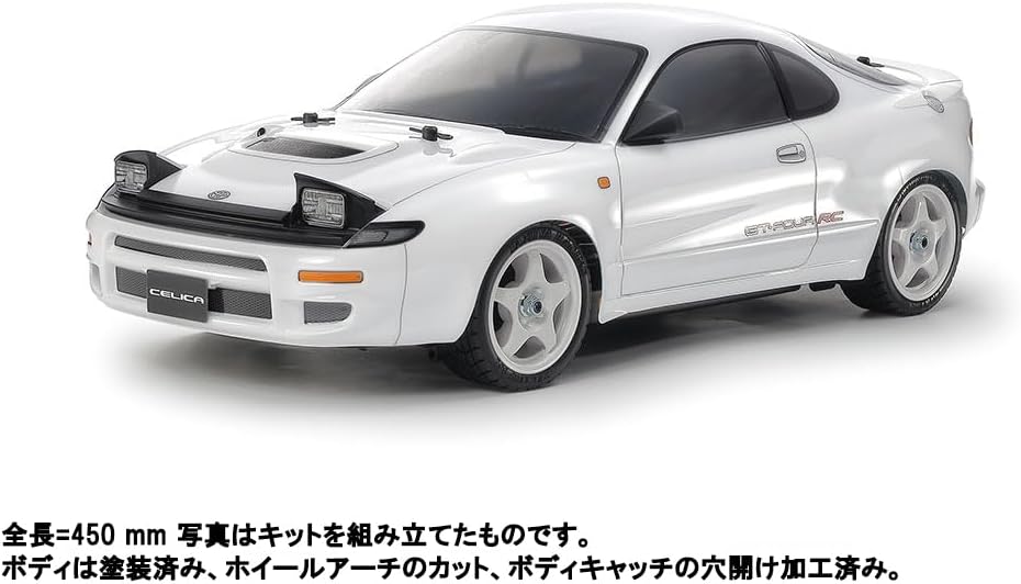 TAMIYA 58730 1:10 Toyo Celica GT-Four TT-02 ST185-Remote Control Car, Vehicle, Building, Assembly, Hobby, Crafts, Model, RC Kit