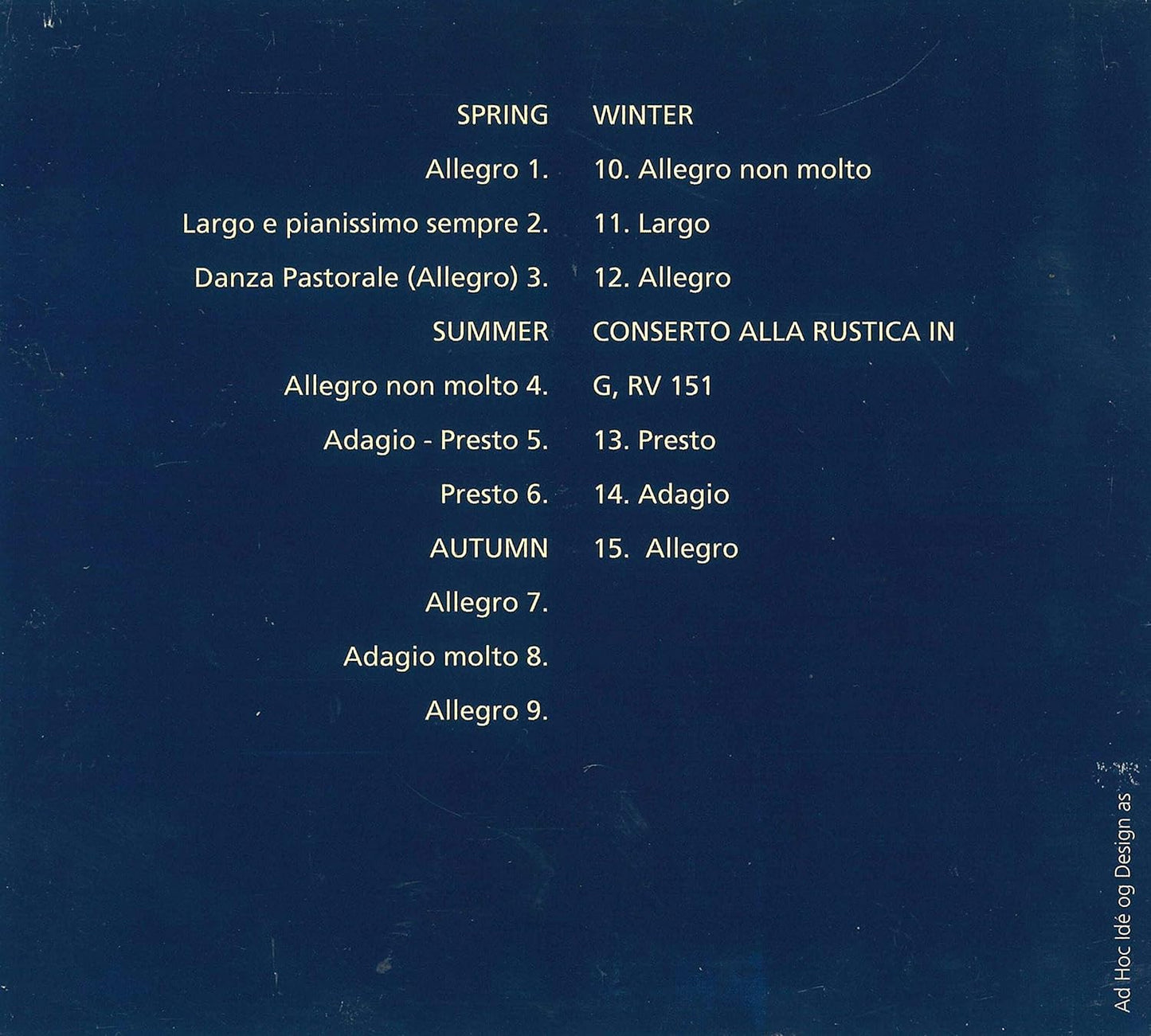 Antonio Vivaldi - The Four Seasons