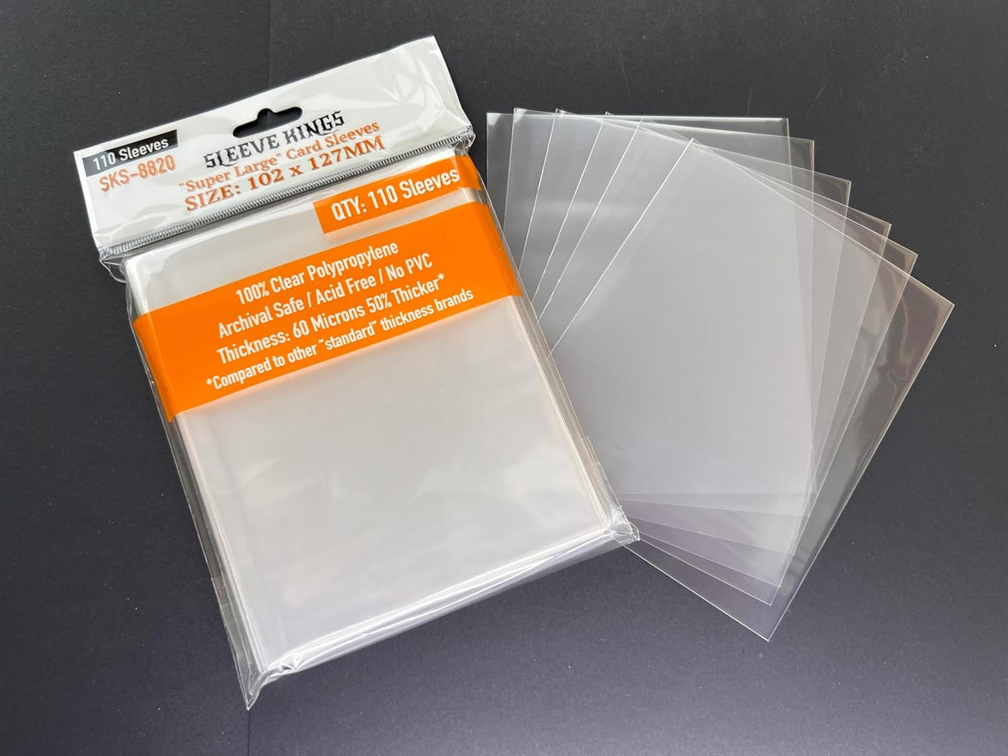 `Sleeve Kings: ``Super Large`` Sleeves 102Mm X 127Mm (110)`