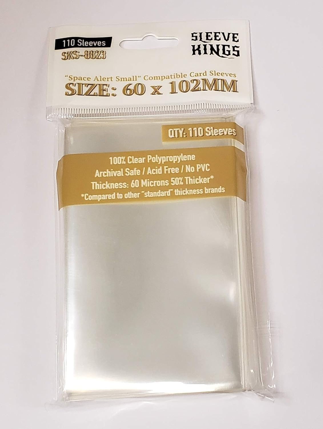Premium Card Sleeves - Space Alert Small (60mm x 102mm) 110 Sleeves per Pack