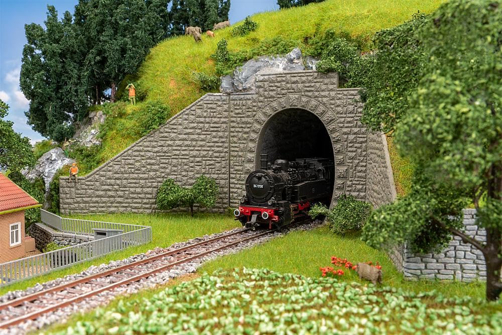 Faller - 1/87 TUNNELPORTALEN 1-SPORIG 2 ST. (1/24) *