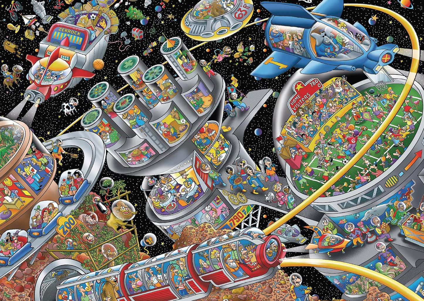 Schmidt CSG59967 Puzzle, Multicoloured