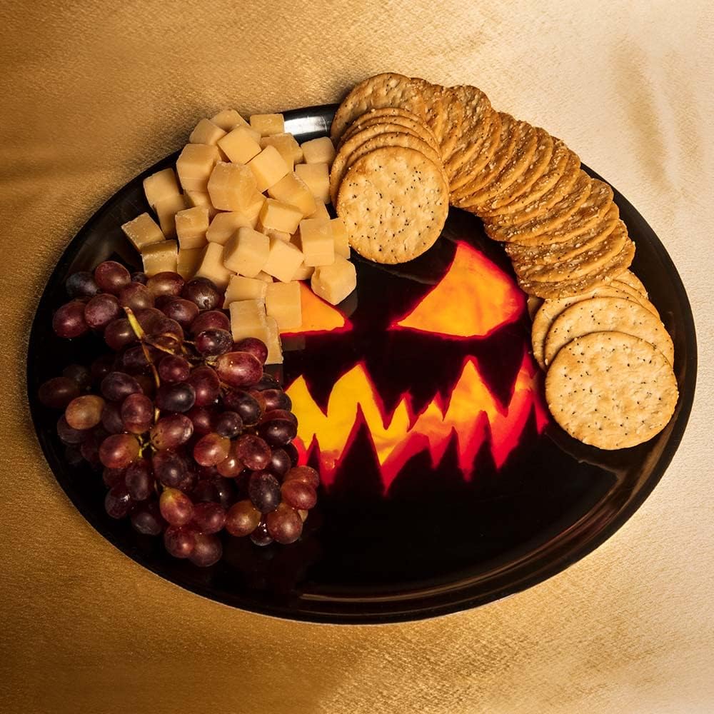 Scary Pumpkin Round Tray 34.5cm