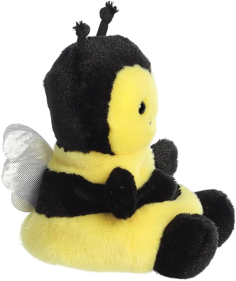 Aurora, 82058, Palm Pals Queenie Bee 5In, Soft Toy, Yellow & Black