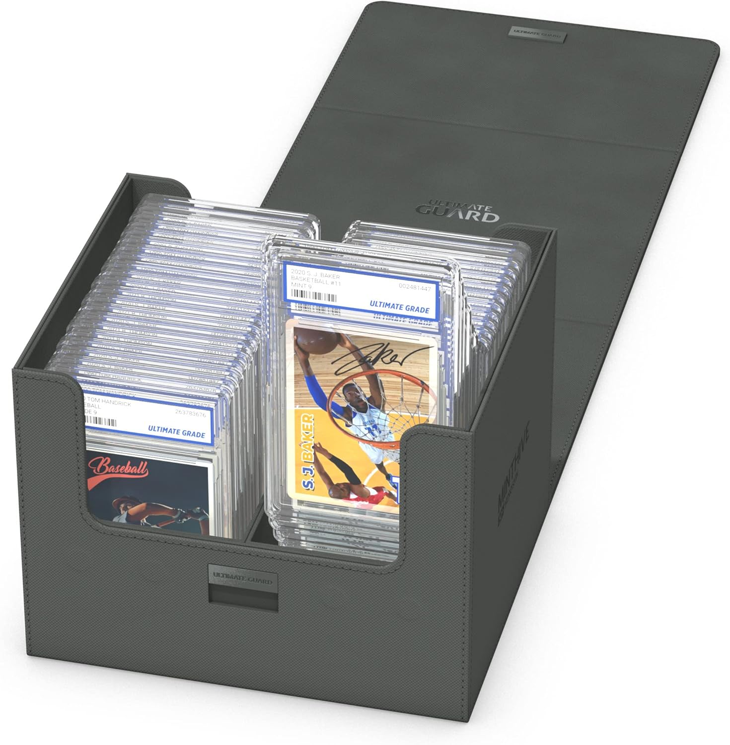 Ultimate Guard UGD011328 Minthive 30+ XenoSkin Grey Card Box, Plain