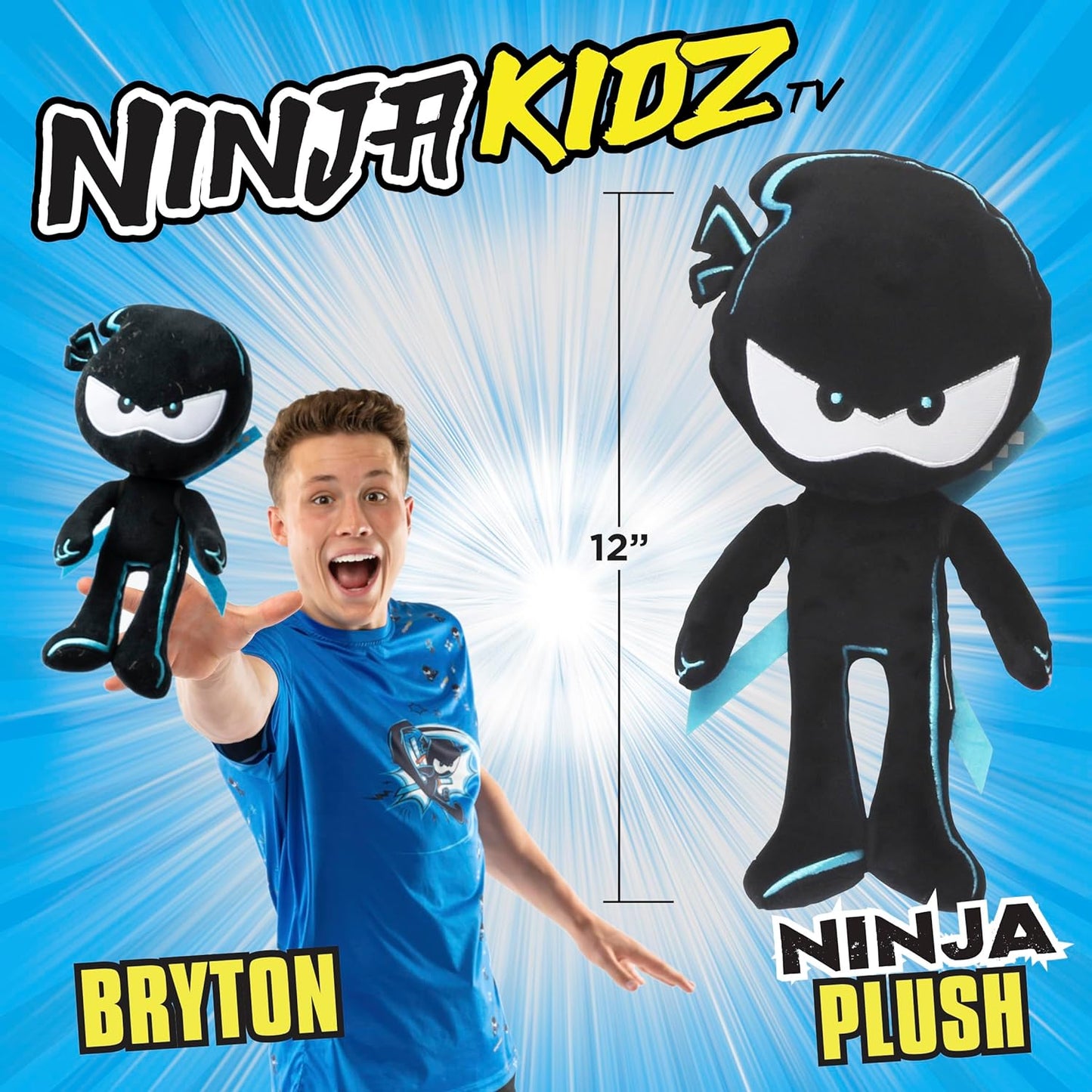 Ninja Kidz Plush - Bryton /Toys