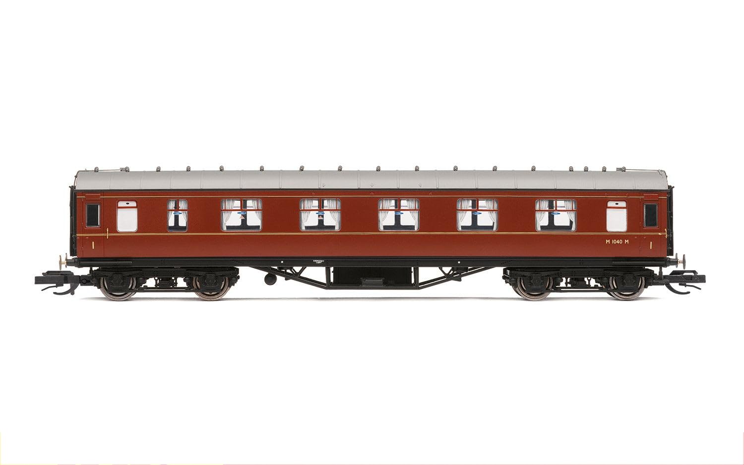 Hornby TT:120 Gauge TT4032 BR 57' Corridor First, M1040M - Era 5 Rolling Stock - Coaches for Model Railway Sets