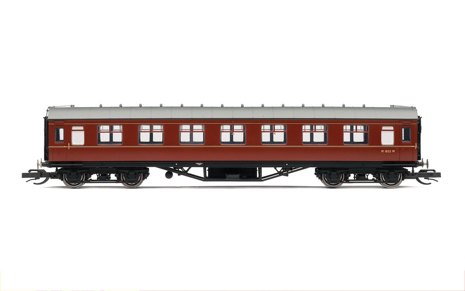 Hornby TT:120 Gauge TT4033 BR 57' Corridor Third, M1832M - Era 5 Rolling Stock - Coaches for Model Railway Sets