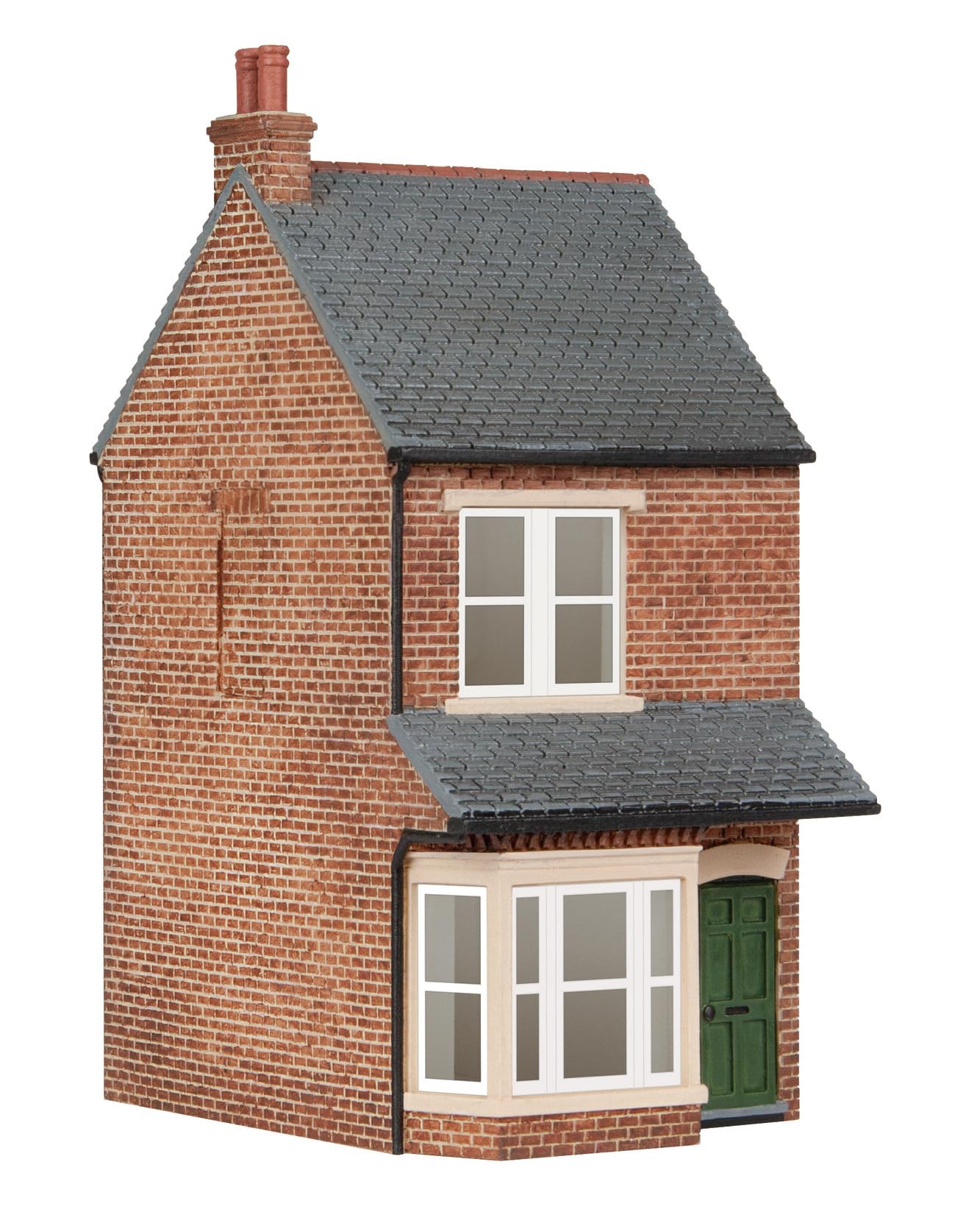 Hornby R7358 Right Hand 2 Up/2 Down Terraced House Acessories - Resin Building for Model Railway Sets