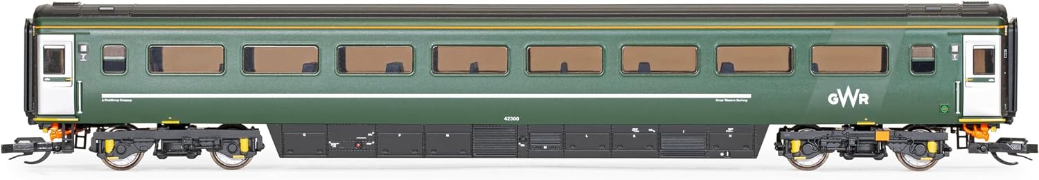 Hornby TT:120 Gauge TT4031C GWR, Mk3 Trailer Standard Open, 42300 - Era 11 Rolling Stock - Coaches for Model Railway Sets