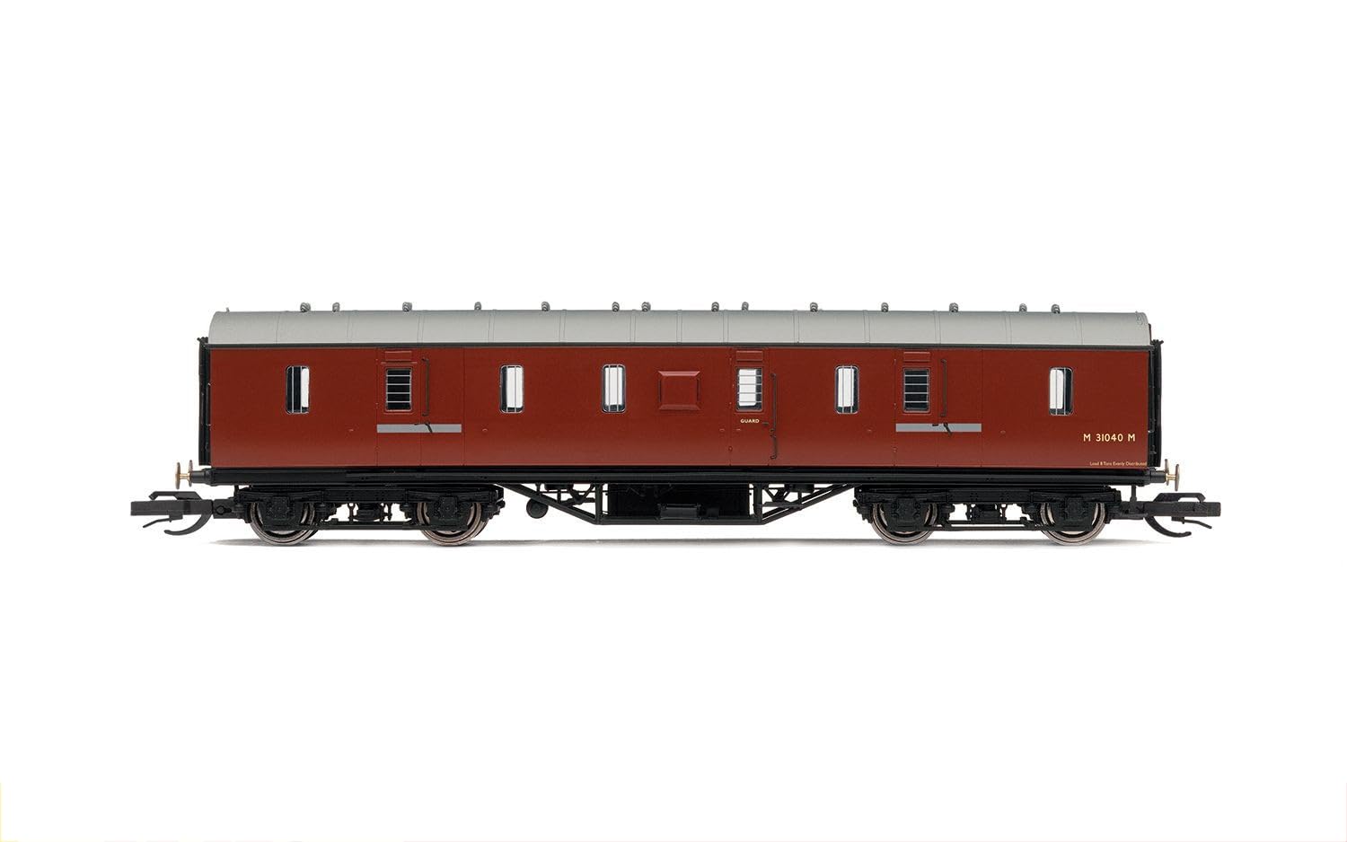 Hornby TT:120 Gauge TT4035 BR 50’ Passenger Brake, M31040M - Era 5 Rolling Stock - Coaches for Model Railway Sets