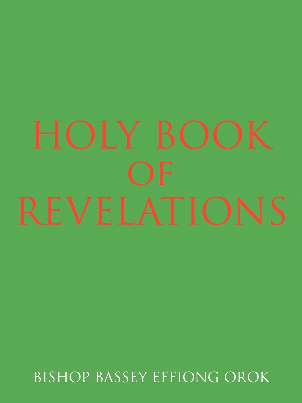 Holy Book of Revelations