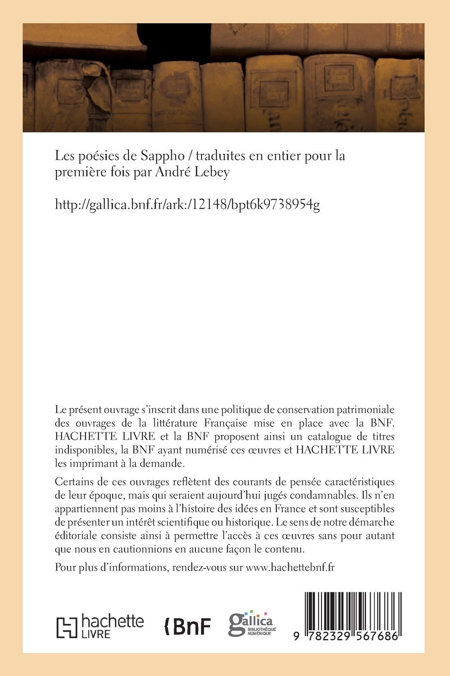 Les Poésies de Sappho