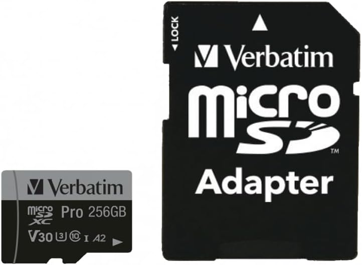 VERBATIM CARTE MICRO SDXC 256GB ADAP