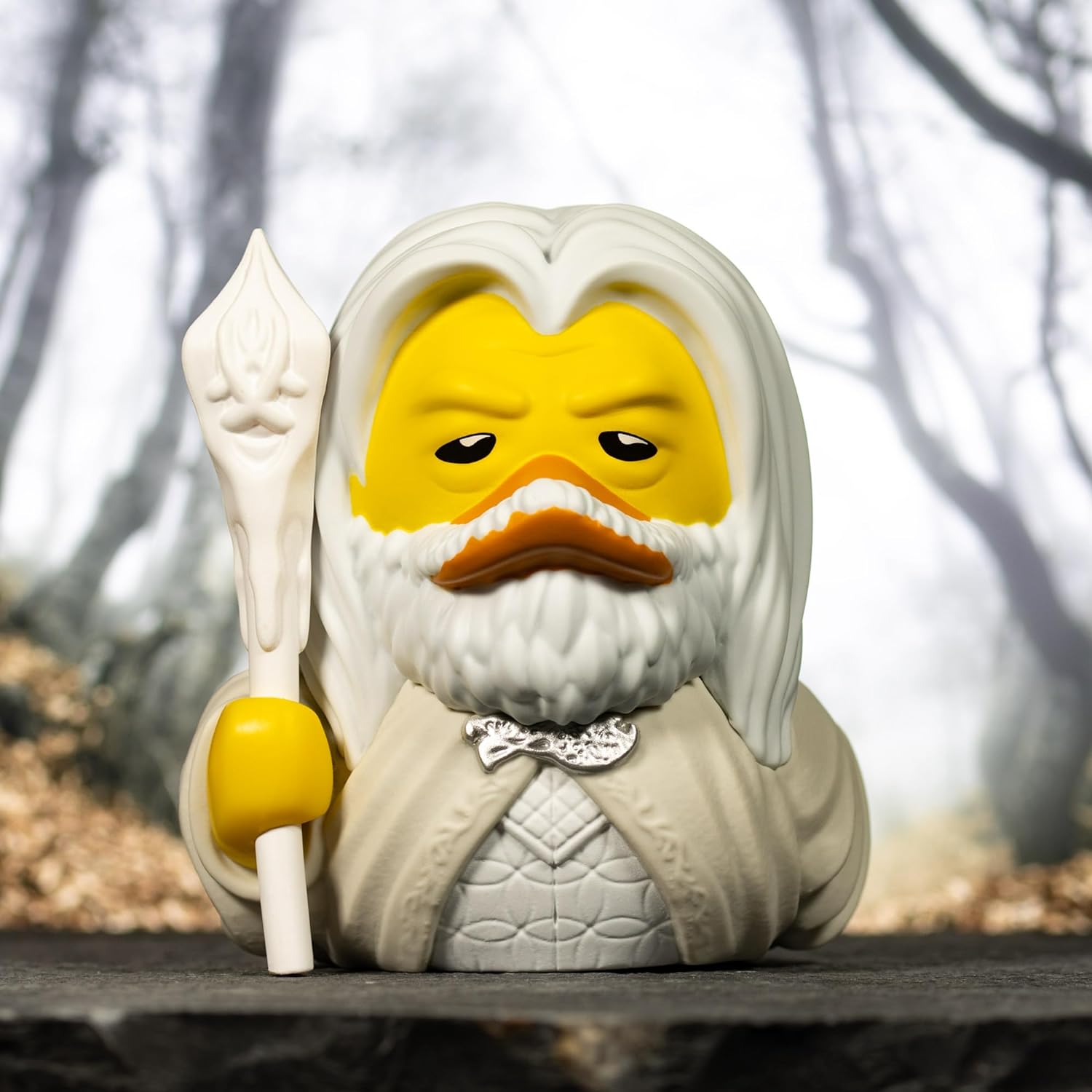 TUBBZ Boxed Edition Gandalf the White Collectible Vinyl Rubber Duck Figure - Official Lord of the Rings Merchandise - TV, Movies & Video Games