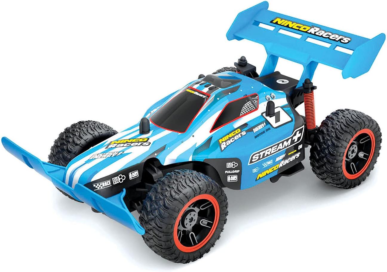 Ninco - Ferngesteuertes Auto fur Kinder | Stream+. Großer Ferngesteuerter Buggy mit großer Drehkapazität. 26,5 x 16 x 11 cm (NH93177