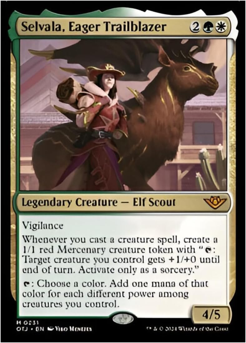 Magic: The Gathering Outlaws of Thunder Junction Bundle - 9 Play Boosters, 30 Land cards + Exclusive Accessories (English Version)