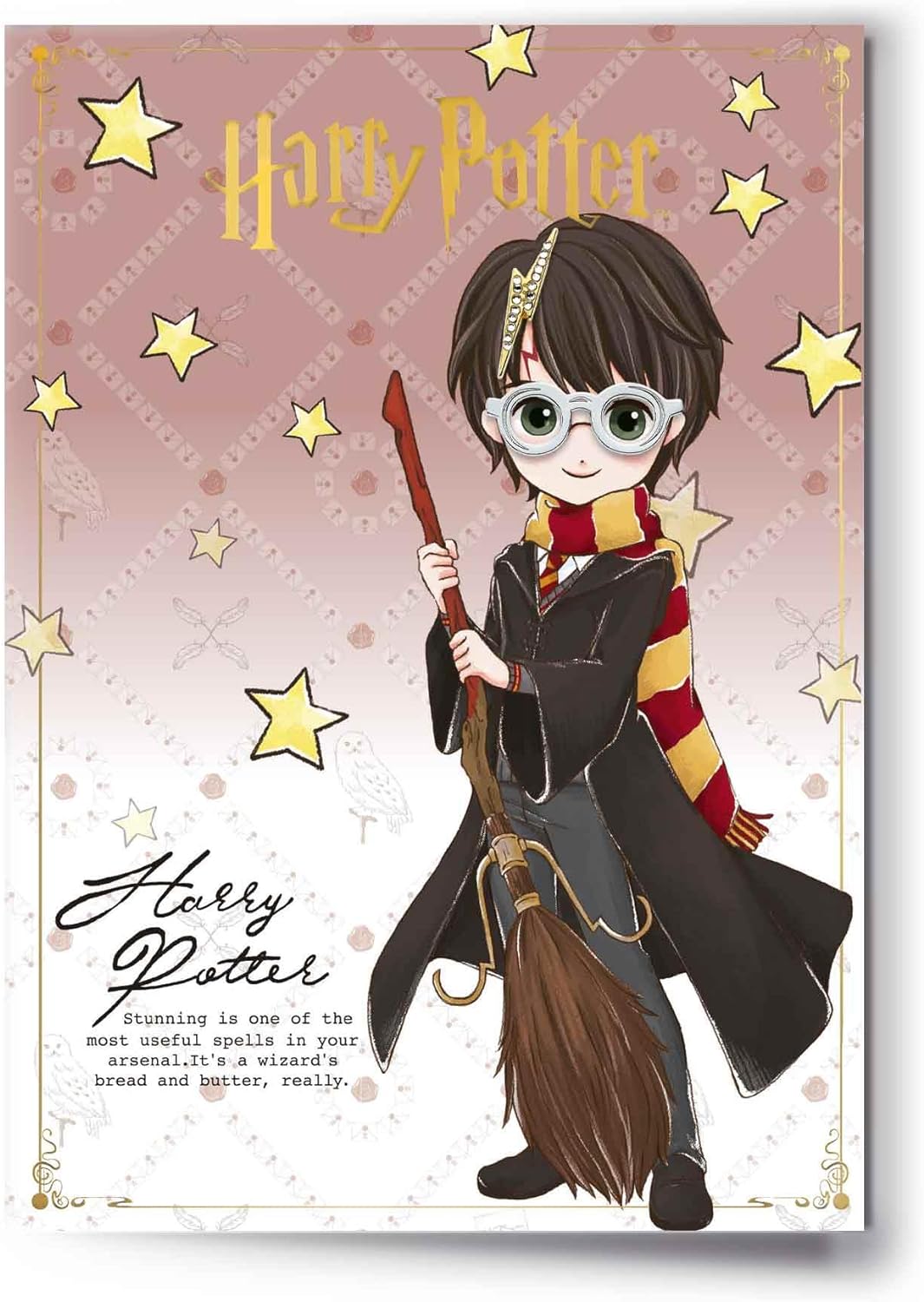 Harry Potter Character Greetings Card with Pinbadge