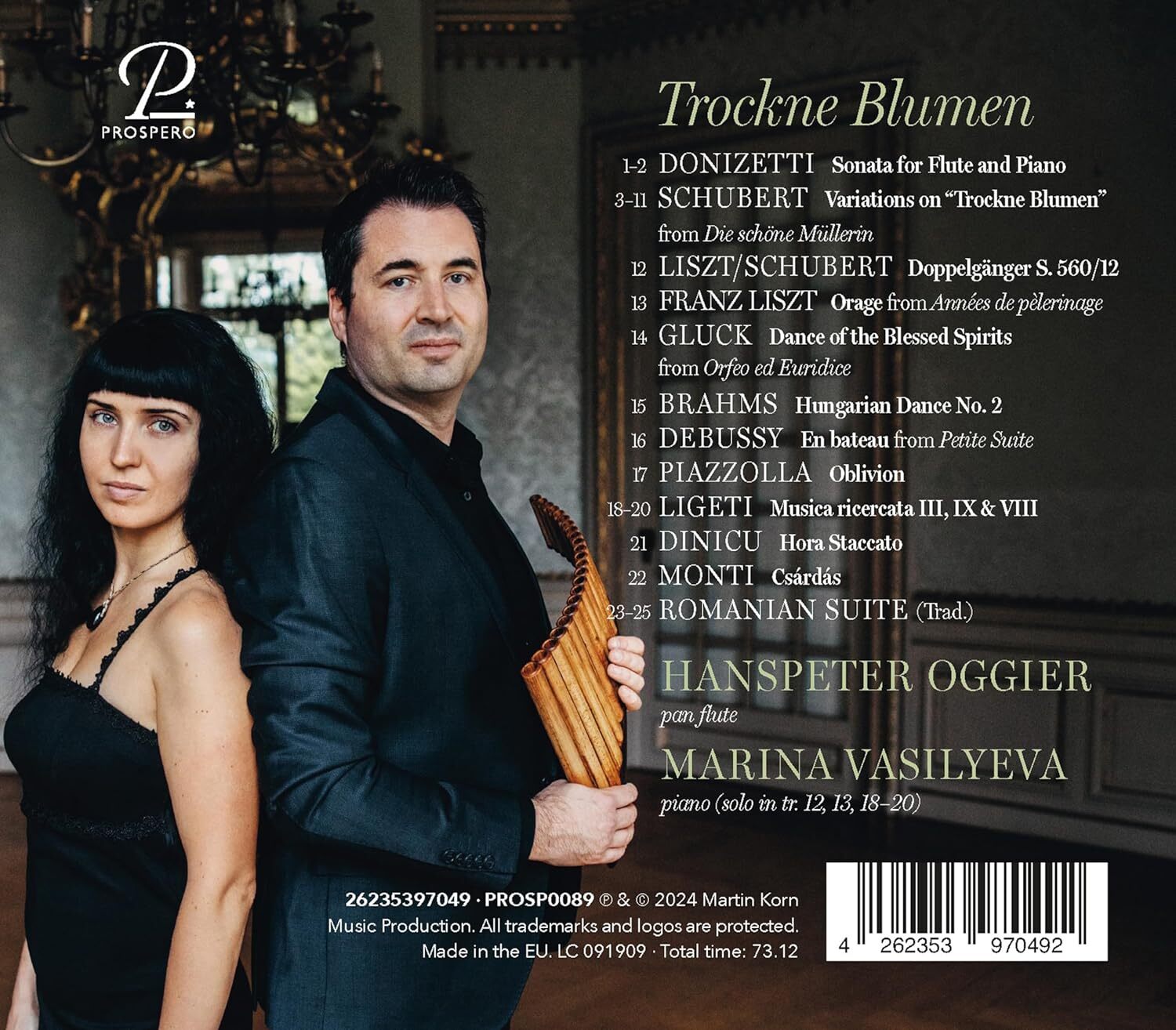 Trockne Blumen: Withered Flowers: Panflute & Piano
