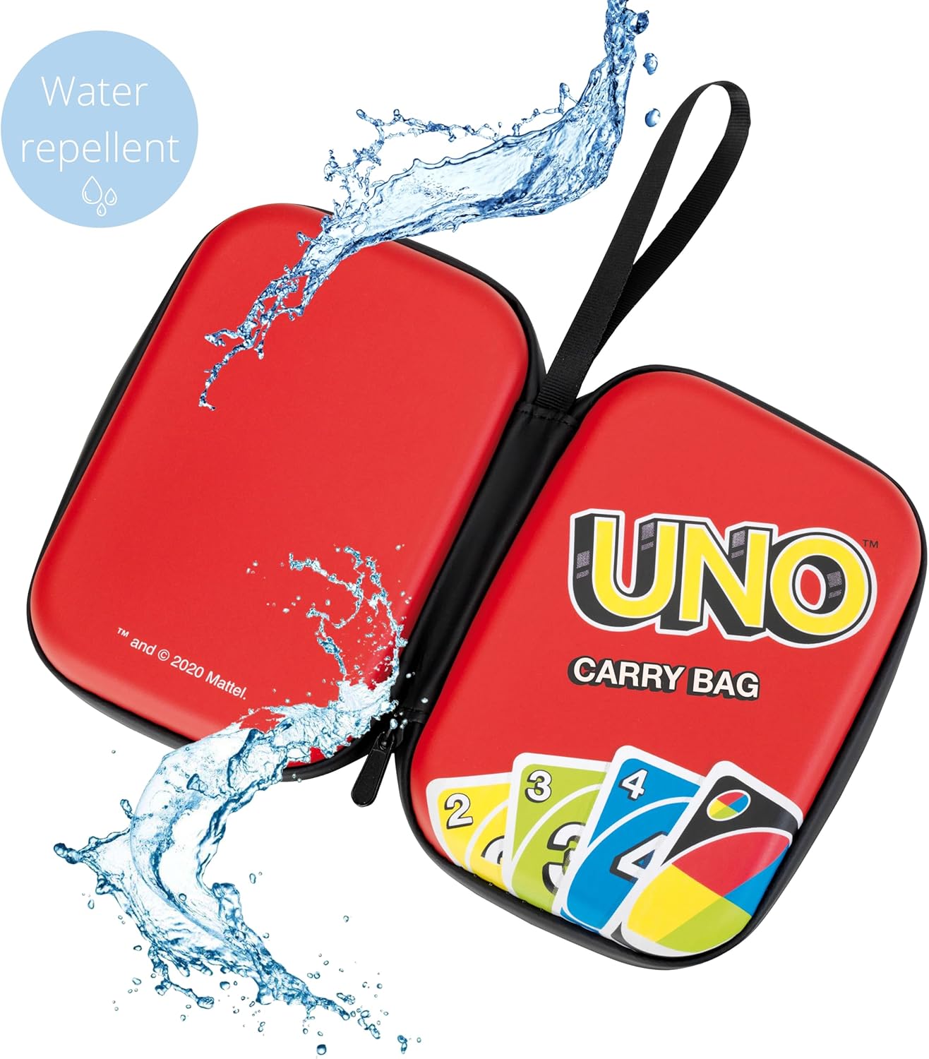 Theo Klein 5901 UNO carrying bag I Practical playing card bag for on the go I Protects cards from moisture and dust I Dimensions: 11 cm x 3.5 cm x 15.5 cm I Toys for children aged 3 and over