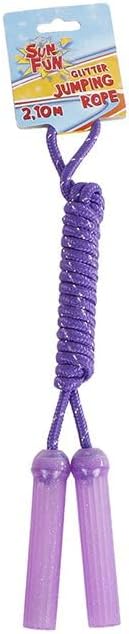 Glitter Jump Rope Toy Sun Fun 2.1m Multi Colors