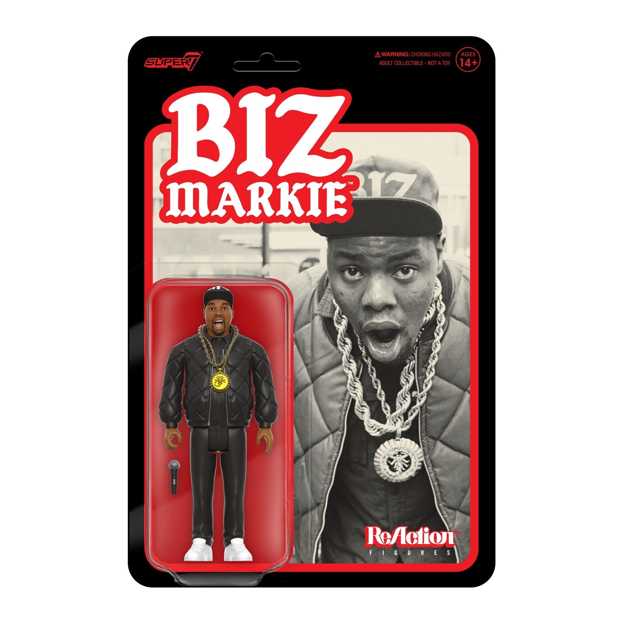 SUPER7 BIZ Markie ReAction ReAction figurine BIZ 10 cm