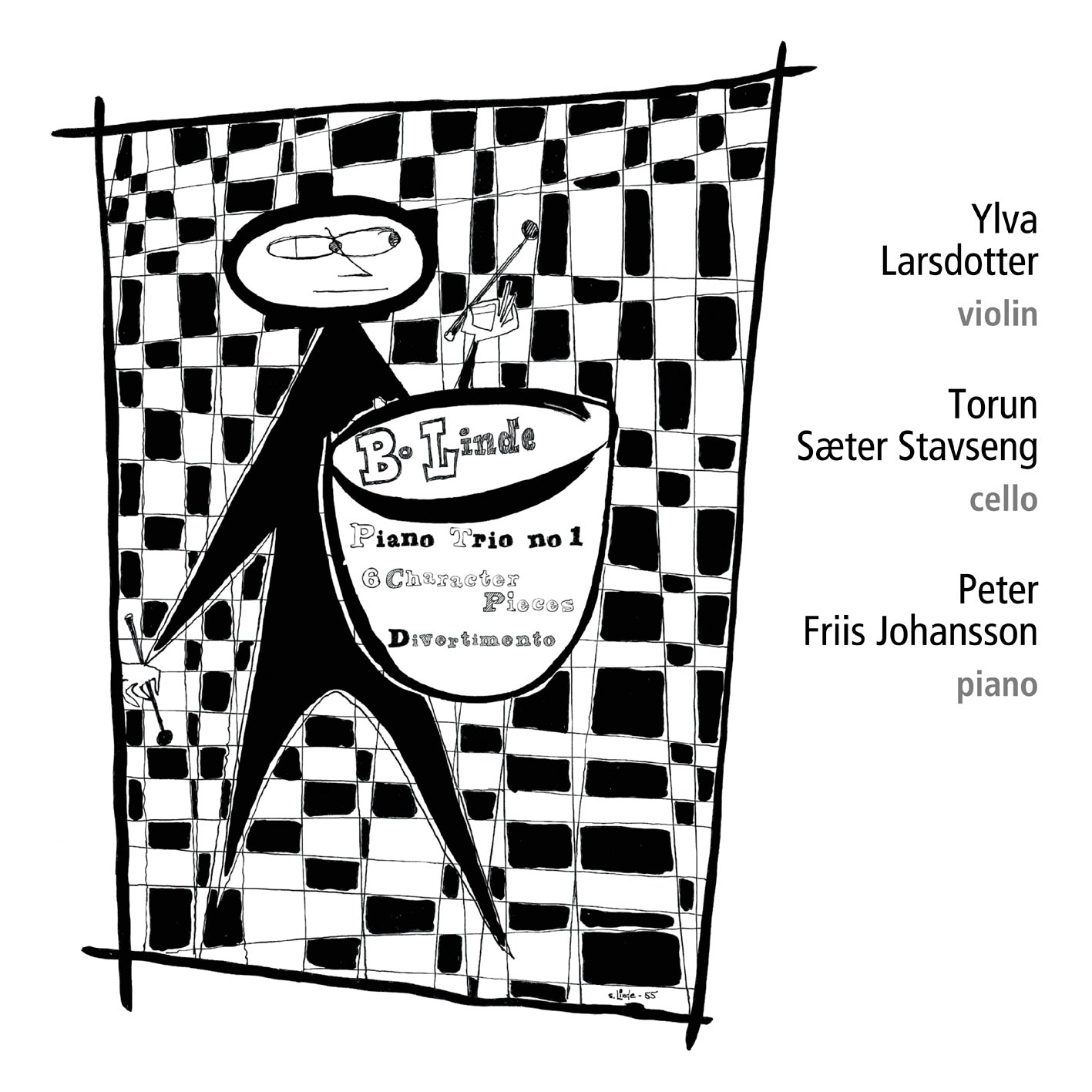 Bo Linde: Piano Trio No. 1/6 Character Pieces/Divertimento