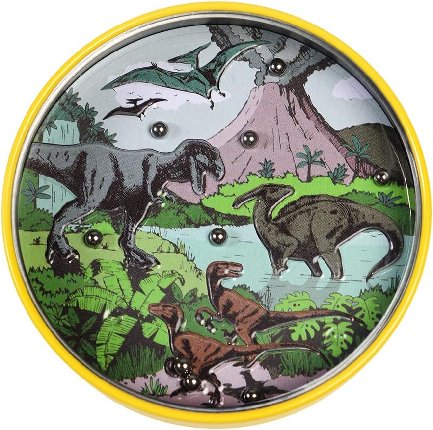Prehistoric Land Dinosaur Tin Tilt Puzzle
