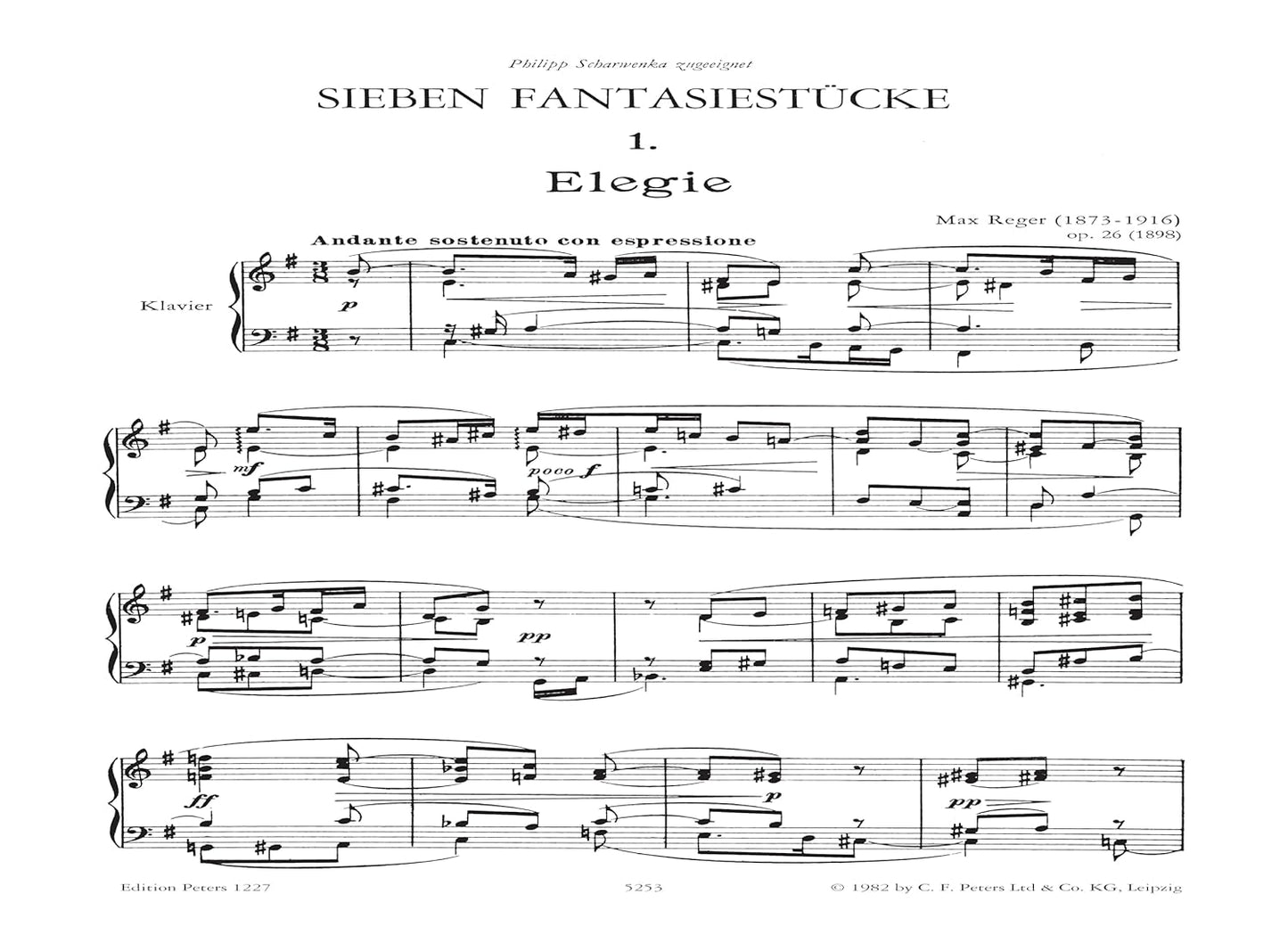 7 Fantasy Pieces Op 26