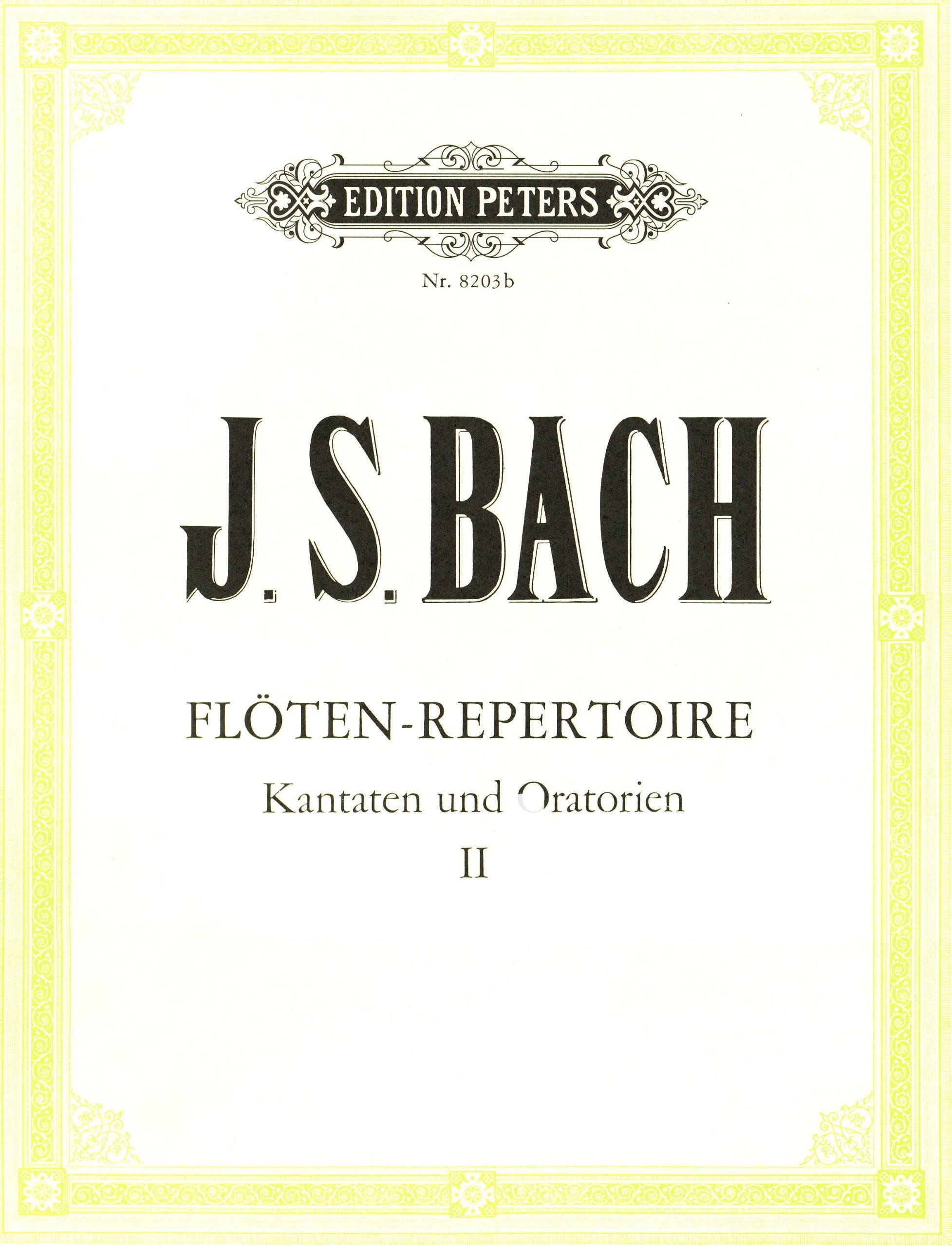 Bach: The Flute Repertoire Vol.2 (EP8203B