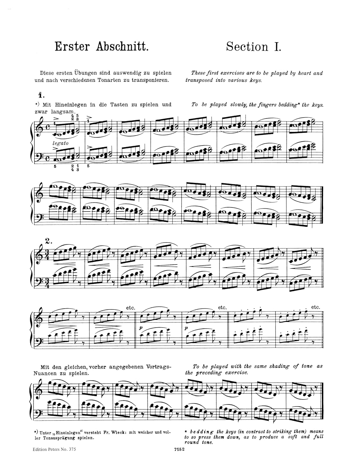Wieck: Studies (Piano Solo) (EP375